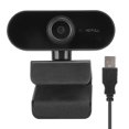 thumbnail image 1 of 1080P Computer Webcam, Black Web Camera, USB Web Camera, USB Connected Computer Parts For Video Conference PC Desktop Notebook Black, 1 of 8