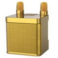 thumbnail image 1 of Portable Bluetooth Karaoke Machine With 2 Wireless Microphones 10 W Speaker 3000 mAh Rechargeable Battery 115 dB Output, 1 of 6