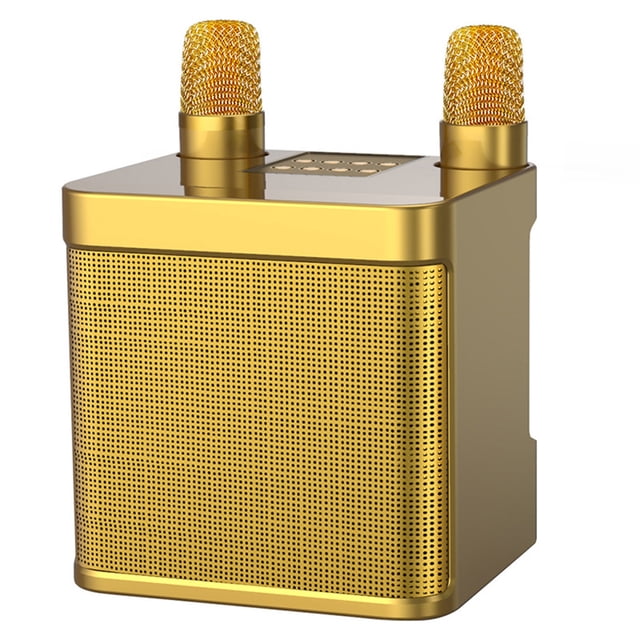 Portable Bluetooth Karaoke Machine With 2 Wireless Microphones 10 W Speaker 3000 mAh Rechargeable Battery 115 dB Output