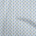 thumbnail image 1 of oneOone Viscose Chiffon Sky Blue Fabric Floral Sewing Material Print Fabric By The Yard 42 Inch Wide, 1 of 5