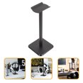 thumbnail image 1 of UPGRATOR Black Aluminum Headset Holder Mount Weighted Headphone Stand Convenient Desktop Headphone Rack, 1 of 7
