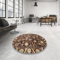 thumbnail image 3 of Ahgly Company Indoor Rectangle Abstract Copper Green Oriental Area Rugs, 8' x 12', 3 of 6