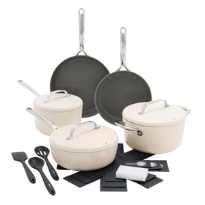 GreenPan GP5 Ensemble de produits céramiques pour la cuisine nonick, 15-pieces blanc