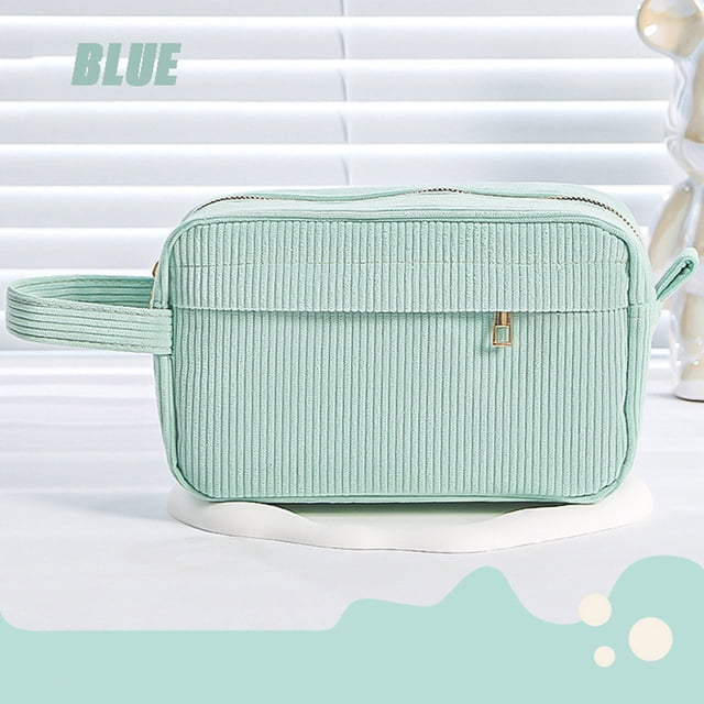Large Pencil Case,Corduroy Pencil Case Storage Bag High-End High Value Large Capacity Pencil Case,Large Storage Bags,Large Capacity Pencil Case,Large Pencil Bag
