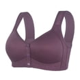 thumbnail image 1 of Clearance Sale 2025 Bra Women Shaped Cup Front Button Bra Without Wires Vest Style Plus Size Bra, 1 of 8