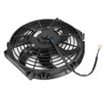 thumbnail image 3 of Radiator Fan Electric Fan Cooling Fan Slim Fan Universal Fan 10in Electric Radiator Slim Fan Push/Pull 12V With Installation Accessories, 3 of 8