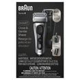 thumbnail image 3 of Braun Series 8 Electric Shaver for Men, with 4+1 Shaving Elements & Precision Long Hair Trimmer, 5in1 SmartCare Center, Close & Gentle Even on Dense Beards, PowerCase for Mobile Charging, Wet & Dry El, 3 of 13