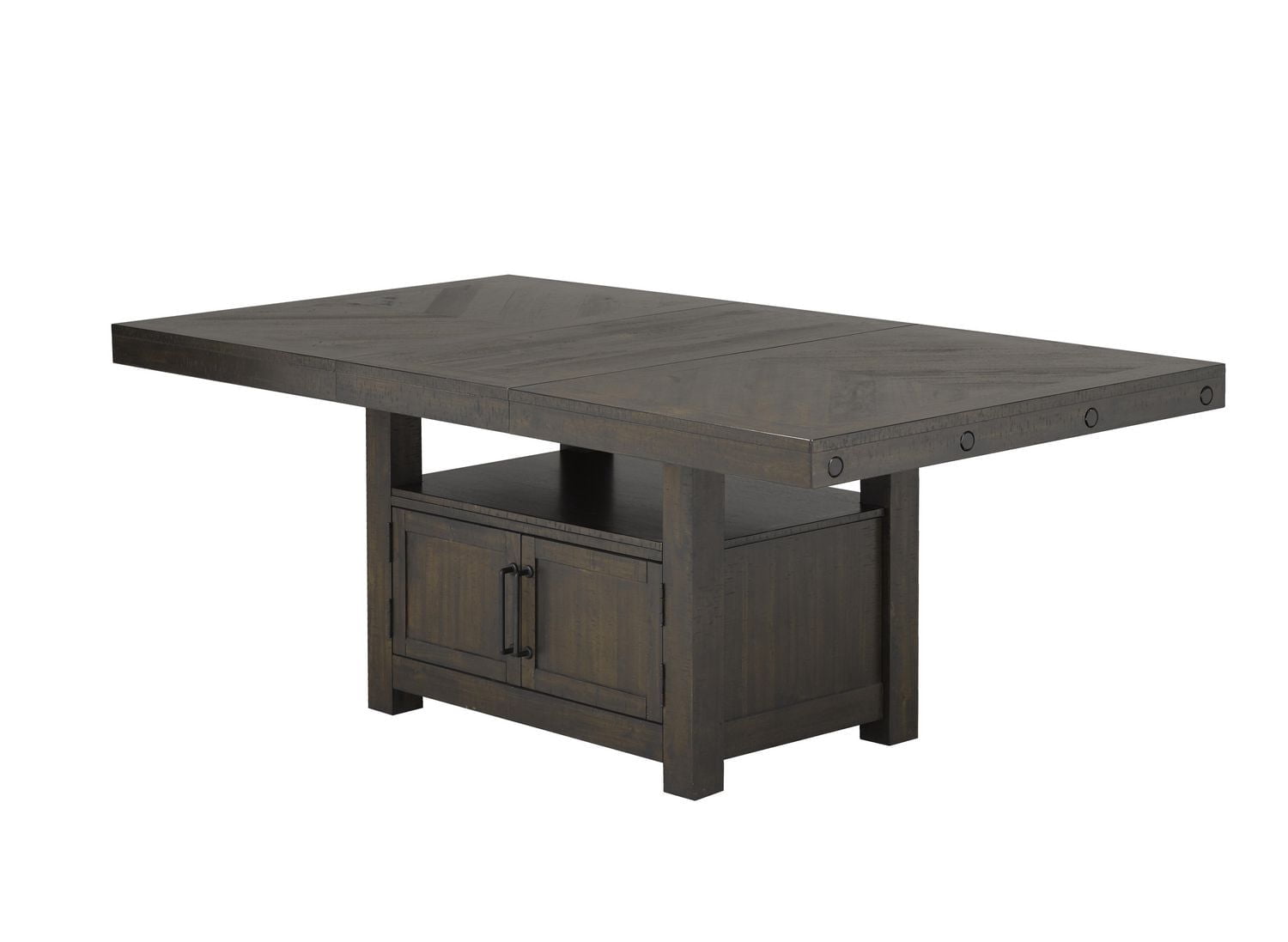 Dining Table with Ext. Leaf, Dark Oak