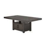 Dining Table with Ext. Leaf, Dark Oak