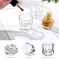 thumbnail image 4 of FRCOLOR 2Pcs Manicure Glass Crystal Cups Liquid Holder Container Tint Bowl Nail Styling Tool Equipment Tools (Without Cover), 4 of 5