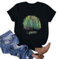 thumbnail image 4 of TIMIFIS T-Shirts pour Femmes Été Décontracté Coupe Classique Manches Courtes Col Rond T-Shirt Ample Carnavals T-Shirt à Imprimé Graphique, 4 of 5