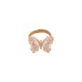 thumbnail image 4 of Bague Ajustable Papillon Couleur Unie Créative pour Femmes avec Ouverture, 4 of 8