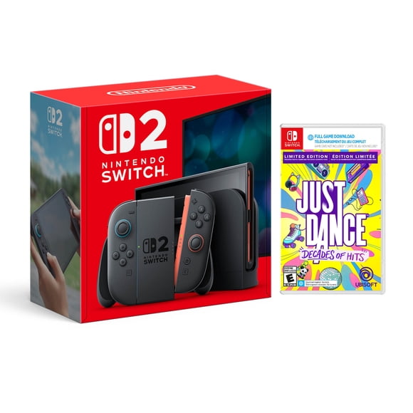 Nintendo Switch™ 2 System PLUS Just Dance: Decades of Hits pour, (Nintendo Switch)