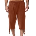 thumbnail image 1 of SHIXIAOO Men's Spring and Summer Sweatpants Jogging Pants Loose Casual Beach Capri Pants, 1 of 4