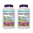 thumbnail image 1 of Webber Naturals 1000mg Omega-3 Softgels - 2-Pack (210-count Each) | Heart &amp; Brain Health, 1 of 2
