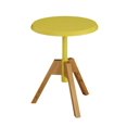 thumbnail image 2 of Table de bout Lumina d'ACME, jaune et bois naturel, 2 of 2