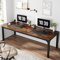 thumbnail image 1 of Tribesigns 78.7 Inches Extra Long Computer Desk 2 Person Desk, Double Long Desk for Home Office, 1 of 5