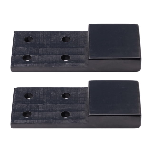 veasfak 2 Pieces Bed Frame Replacement Legs Furniture Support Legs for Table Cabinet 2.71inch