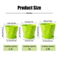 thumbnail image 2 of Plant Pots Set 6pcs Plastic Planters With Trays 16.5*20cm Flower Container For Seedling  Transplanting  Cutting, 2 of 12