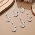 thumbnail image 2 of HLONK 40 Pcs Peg Board Hook Metal Pegboard Tools Hooks Shop Stainless Steel, 2 of 6