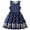 Navy, variant on Kogui Girls Floral Dress Girl's Spaghetti Strap Corset Dress Pleated A Line Fit and Flare Cami Dress 3T 4T (Navy,3-4 Years)