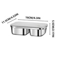 thumbnail image 4 of PUREKKI Portable Compartment Lunch Box Stainless Steel Student Insulation High School Student Large Office Worker With Lid Bento Lunch Box, 4 of 5