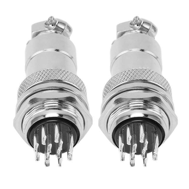 12 Pin Aviation Connector, Conductivity Less Interference Electrical Plug Socket For Automatic System