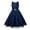 Dark Blue, variant on FhsagQ Dresses Girls' Christmas Dresses Size 10-12 for Graduation Black Children's Dress Big Children's Sleeveless Lace Princess Fluffy Dress Girls Wedding Dress Flower Girl Dress Blue 5-6 Years