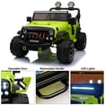 thumbnail image 4 of VOLTZ TOYS 2 Seater Ride On Car, 12V Electric Car for Kids, Electrical Jeep with 2 Seats, Full LED Lights, Parental Remote Control, MP3 Player (Green), 4 of 8