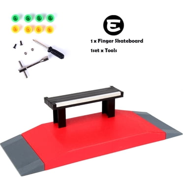EGNMCR Skate Parks Kit Ramp Parts for Finger Skateboard Fingerboard Ramp Skate Parks skateboard skateboard Birthday Gifts for Kids
