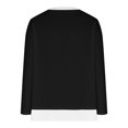 thumbnail image 5 of Timegard Hauts pour Femmes à Épaules Tombantes, Col Ras du Cou, Chandail Ample, Hauts d'Automne Décontractés à Manches Longues, Blouse Confortable, 5 of 5