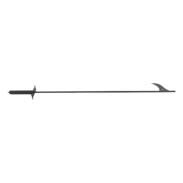 Camping Fire Poker, Heavy Duty High Temperature Steel Fireplace Poker For Outdoor