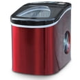 thumbnail image 2 of RCA 26 lbs en acier inoxydable comptoir machine à glaçons, rouge, 2 of 5