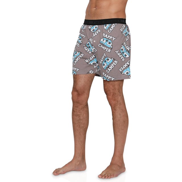 Caleçons pour Hommes à Imprimé Amusant, Caleçons Courts pour Adultes Boxer