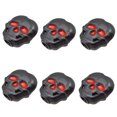 thumbnail image 1 of MERIGLARE 6 Pcs Pinces de Réglage de Guitare Forme 3L3R Verrouillage des Têtes de Machine Noir, 1 of 9