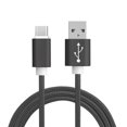 thumbnail image 1 of spellwife 1 Meter Type-C Woven Mobile Phone Data Cable Charging Line Cord 2 in 1 Fast Charging Data Transfer, 1 of 9