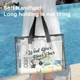 thumbnail image 4 of Fwttom Large Capacity Swimming Bag Transparent Visible Handheld Storage Bag Thickened Pvc Wash Bag Portable Beach Bag, 4 of 6
