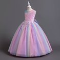 thumbnail image 2 of Robes Formelles pour Ados Robes de Bal Sans Manches Robe en Tulle pour Tout-Petits Robe de Mariage pour Filles 3 Ans, 2 of 6