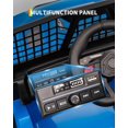thumbnail image 2 of Royalbelle 12V Electric Ride On Truck with Remote Control Ride On Toy Gift for Boys & Girls Bluetooth Music Player LED Lights for 3-6 Years,Blue, 2 of 7