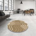 thumbnail image 4 of Ahgly Company Tapis de Zone Carré Transitionnel Lavable en Machine, 4 Pieds Carré, 4 of 7