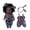 F, variant on Pisexur Black Dolls 12in American African Girl Baby Doll for Kids Aged 2 3 4 5 6 7 Years Fashion Play Doll Reborn Baby Toy Doll - Life Size Soft Adjustable Perfect Christmas Gifts for Kids