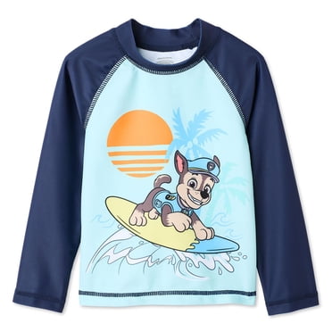 Maillot de bain anti-UV à manches longues Chase Pat’Patrouille pour petits garçons