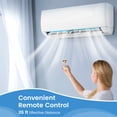 thumbnail image 3 of Giantex Mini Split AC, 9000 BTU Inverter Air Conditioner & Heater, AC Unit with Installation Kit, Cools up to 450 sq. Ft, 3 of 10