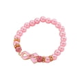 thumbnail image 3 of Bracelets Accessoire de Sensibilisation au Cancer avec Logo Ruban Rouge - Badge de Prévention International pour Femmes, 3 of 5