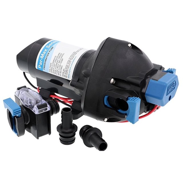 Jabsco Pompe d'Eau Douce 31395-4012-3A Par-Max 3; 12 Volts C.c.; Auto-Amorçage; 3 Gallons par Minute; Arrêt à 40 PSI; Protection du Moteur Thermique