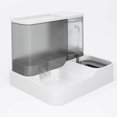 thumbnail image 2 of Dog Feeder,  PP Wet Dry Separation Large Capacity Pet Water Food Dispenser Transparent Window  For Cat For Indoor, 2 of 8