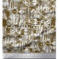 thumbnail image 1 of Soimoi Cotton Duck Fabric Animal Skin Texture Printed Fabric 1 Yard 42 Inch Wide, 1 of 3