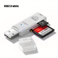 thumbnail image 3 of yeacher High-Speed Dual-Port USB 3.0/2.0 SD TF Card Reader - Compact, Durable ABS Plastic Design, Plug & Play for Windows, Mac, and More, 3 of 6