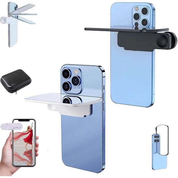 Smartphone Camera Mirror Clip, Reflection Lens Filter for Creative Photography