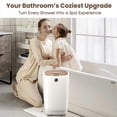 thumbnail image 3 of Towel Warmer for Bathroom, 22L Hot Towel Warmer Buckets Fits Up to Four 40"X80" Oversized Bathrobe, Spa Towel Warmers with 4 timers & Auto Shut Off - Bathrobe, Blanket, Toalla, Yellow, 3 of 10